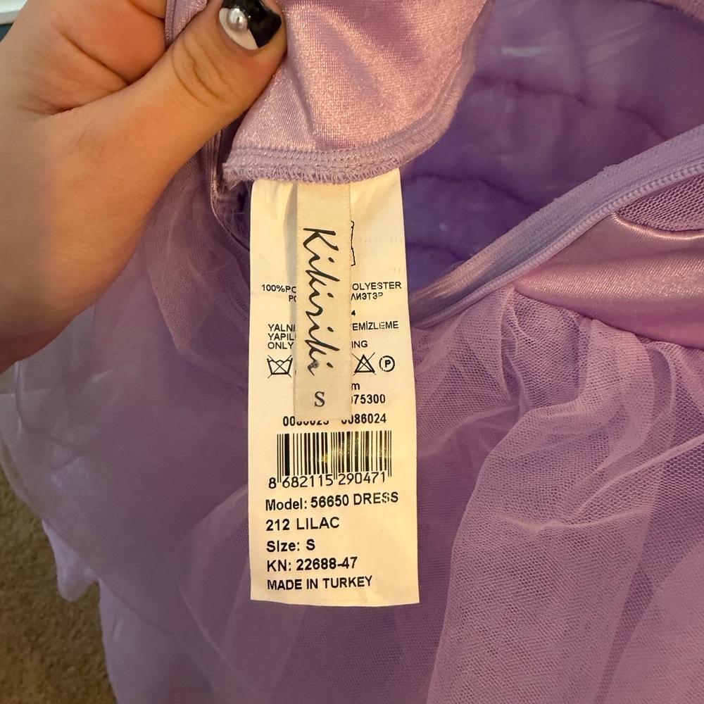 Lavender Ruffled KikiRiki Dress - Picture 6 of 6